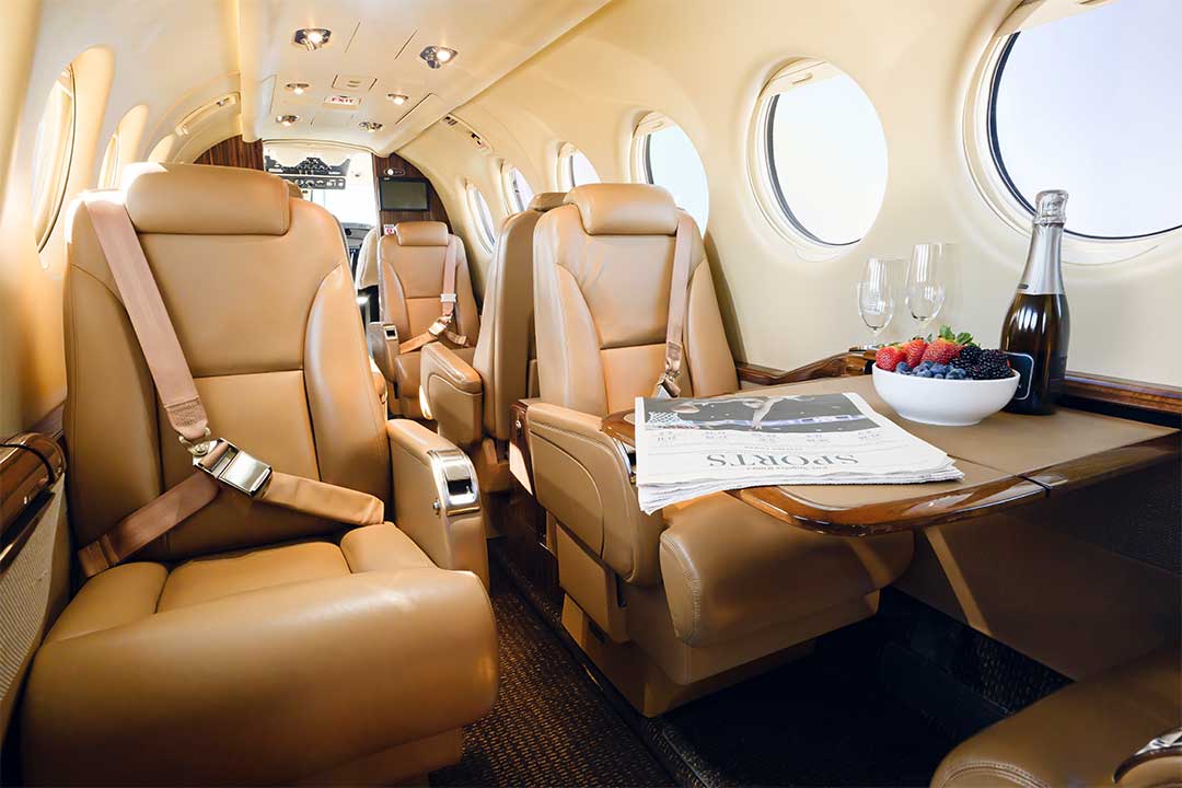King Air 350 interior King Air 350 cabin interior